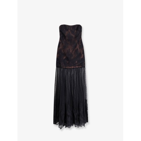 Vespera long lace dress