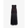 Vespera long lace dress