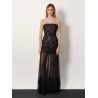 Vespera long lace dress