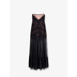 Vespera long lace dress