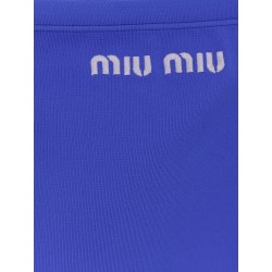 Recycled material mini skirt