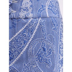 Trousers with iconic print