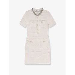 Dress with jewel buttons