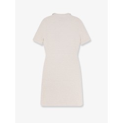 Dress with jewel buttons