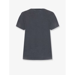 Distressed cotton t-shirt