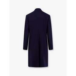 Single-breasted virgin wool coat