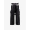 Cargo black denim trousers