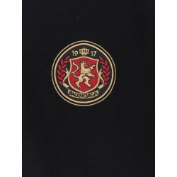 Cotton sweater with logo on the front