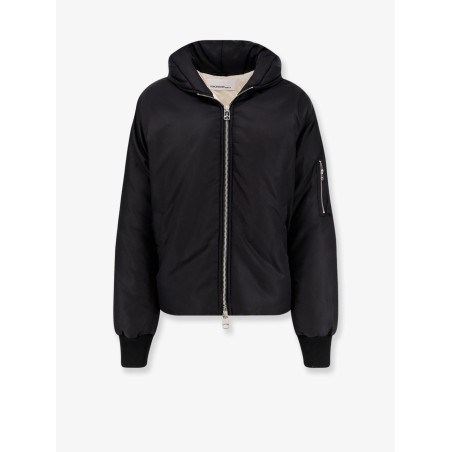 Cropped Hood nyln bomber with padding