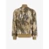 Fleece synthetic fur bomber