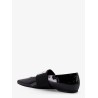 Patent leather ballerinas with maxi logo label