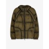 Padded and quilted down jacket
