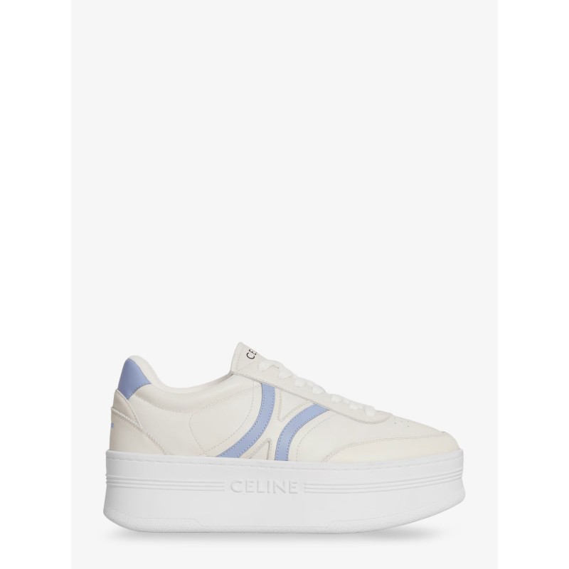 Leather Block sneakers with Triomphe logo on the back