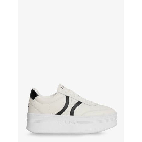 Leather Block sneakers with Triomphe logo on the back