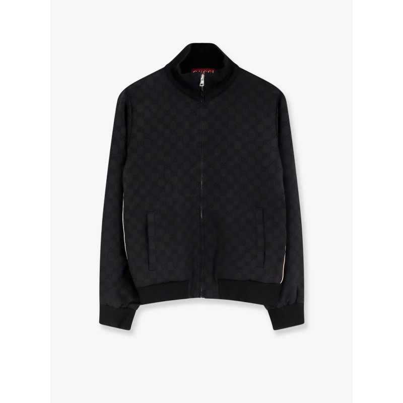 Viscose blend sweatshirt with all-over GG motif