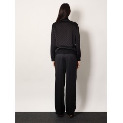 Viscose blend sweatshirt with all-over GG motif