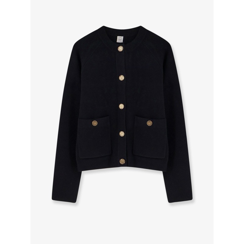 Wool and cashmere blend cardigan