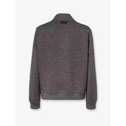 Double wool jacket with FF detail