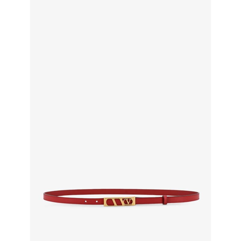 VLogo Signature leather belt