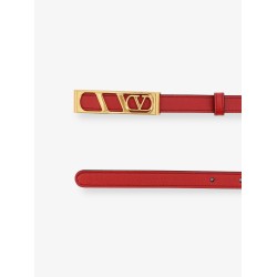 VLogo Signature leather belt