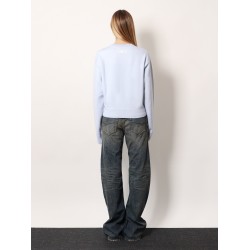 Wool and cotton blend sweater