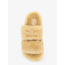 Triomphe Slide 05 shearling sandals