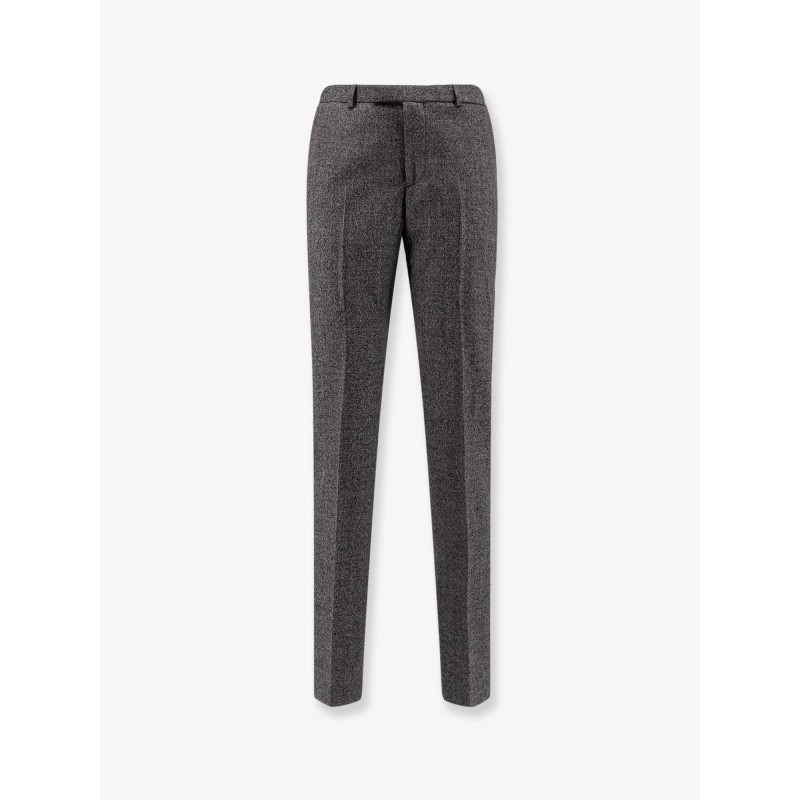 Mouliné wool trousers