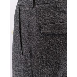 Mouliné wool trousers