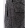 Mouliné wool trousers