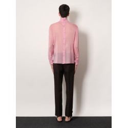 Stretch silk shirt