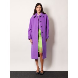 Viscose skirt with floral lace