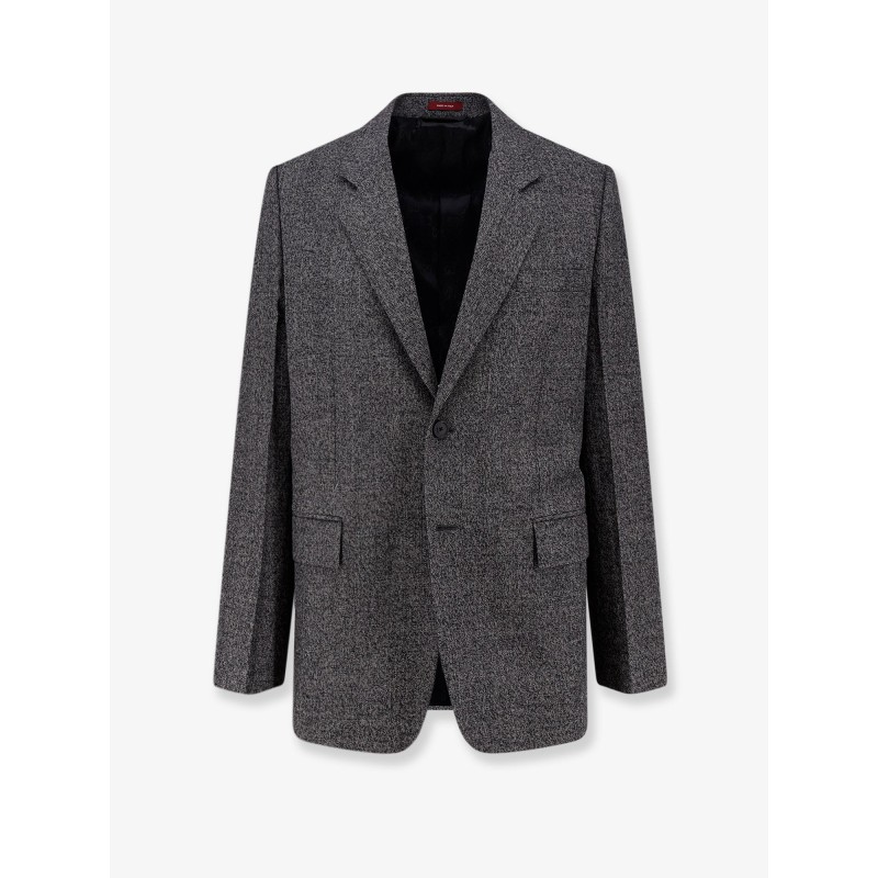 Mouliné wool blazer