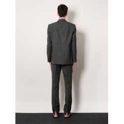 Mouliné wool blazer