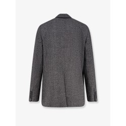 Mouliné wool blazer