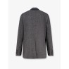 Mouliné wool blazer