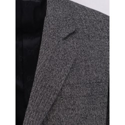 Mouliné wool blazer