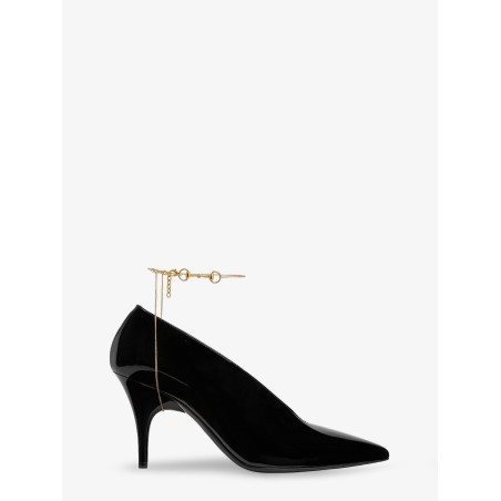 Patent leather pumps