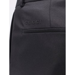 Trousers with GUCCI embroidery