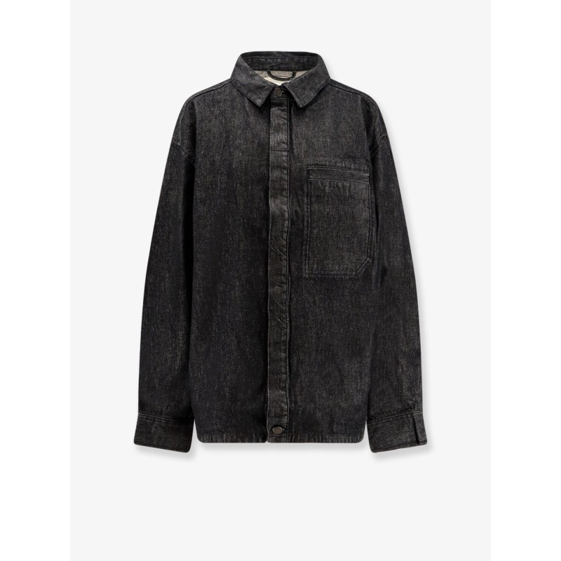 Herculean black denim shirt/jacket