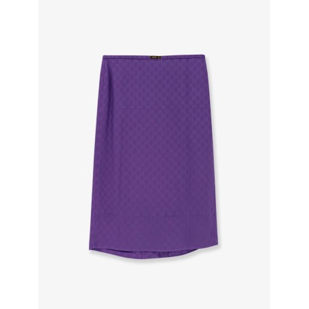 GG silk skirt