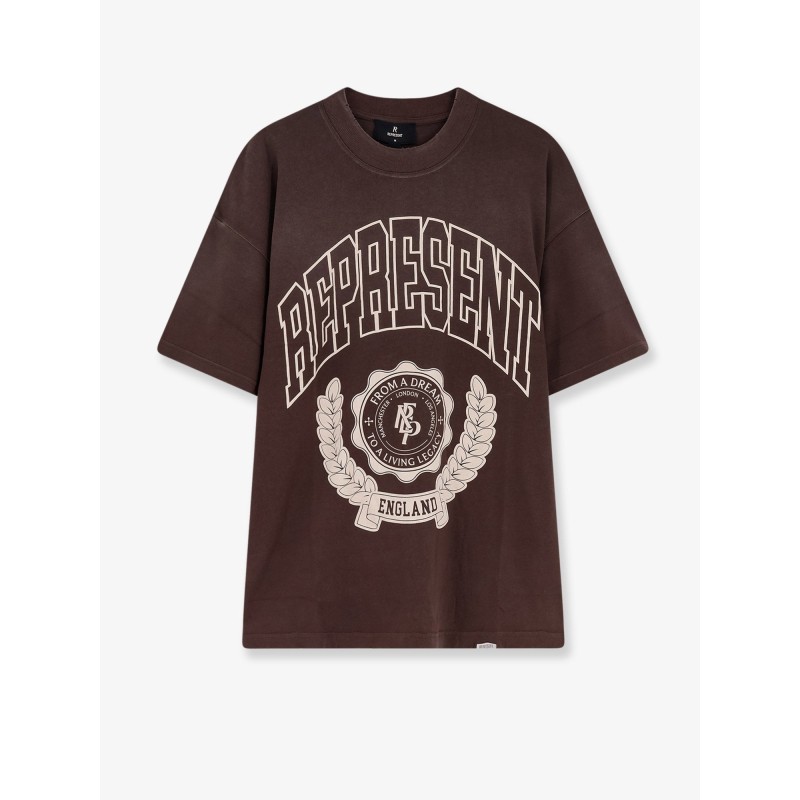 Legacy Crest cotton T-shirt with distressed effect