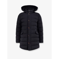 Calandri-KN down jacket with removable hood