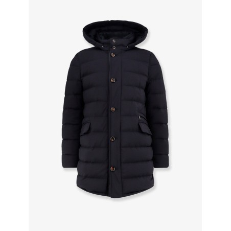 Calandri-KN down jacket with removable hood
