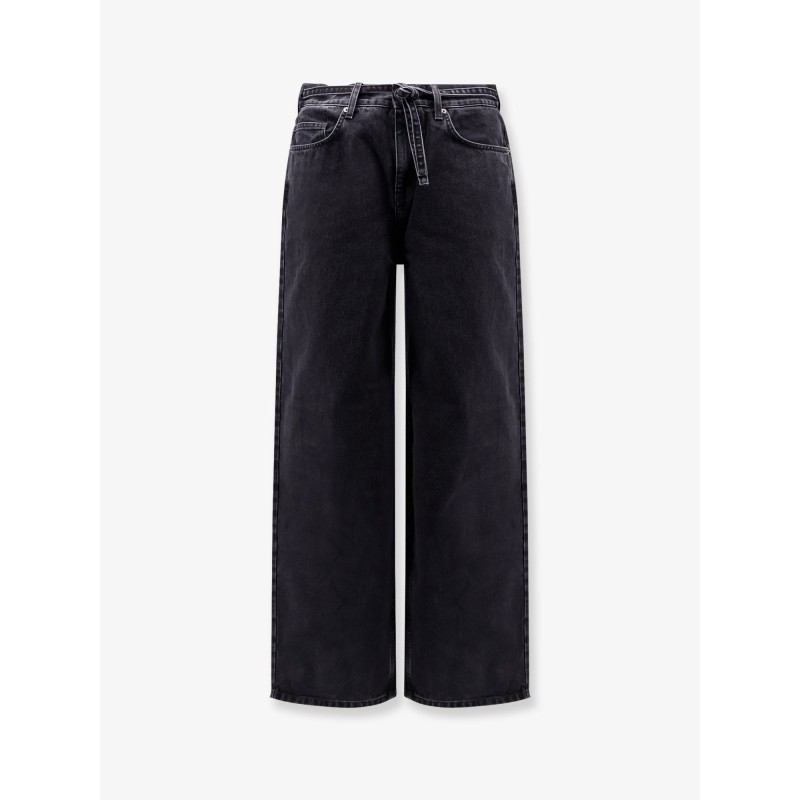 Relaxed fit denim trousers