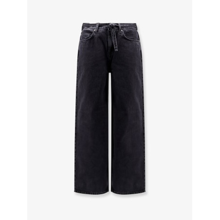 Relaxed fit denim trousers