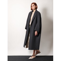 Asburgo virgin wool and cashmere coat