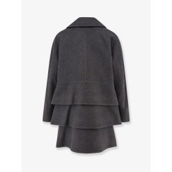 Asturie1234 oversize virgin wool and cashmere coat