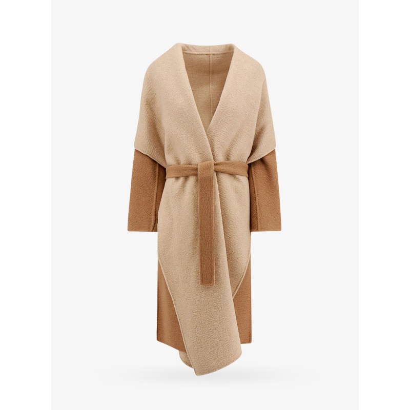 Reversible camel coat