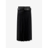 Nayla pleated wool trousers skirt