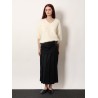 Nayla pleated wool trousers skirt